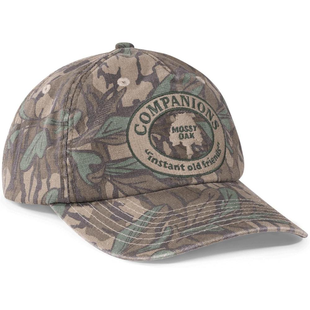 imageMossy Oak Camo Hat for Men for Hunting Hiking Fishing ampamp Casual Wear  Adjustable ampamp Multi Panel Camouflage Outdoor HatsGreenleaf
