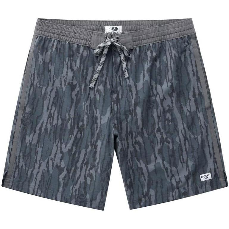 imageMossy Oak Mens Swim Trunks 8quot UPF Resistant ampamp Quick Dry Shorts with Mesh PocketsBottomland Navy