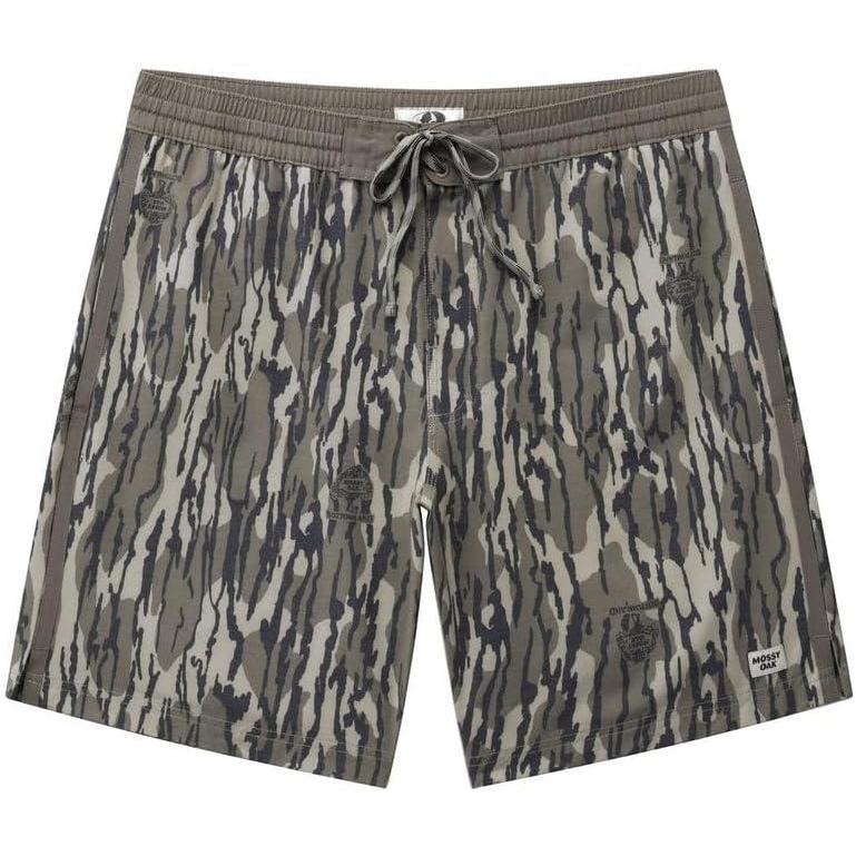 imageMossy Oak Mens Swim Trunks 8quot UPF Resistant ampamp Quick Dry Shorts with Mesh PocketsBottomland Sand
