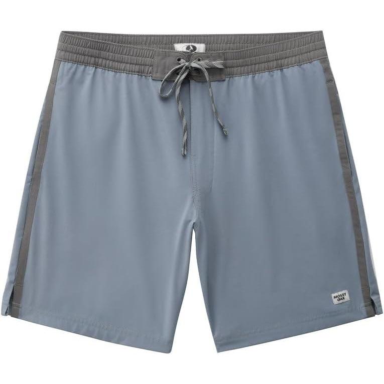 imageMossy Oak Mens Swim Trunks 8quot  UPF Resistant ampamp Quick Dry Shorts with Mesh PocketsWater Spout