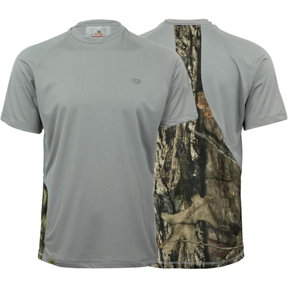 imageMossy Oak Performance Moisture Wicking Outdoor Cooling Shirt for Men in Multiple ColorsCool Grey  Breakup Country