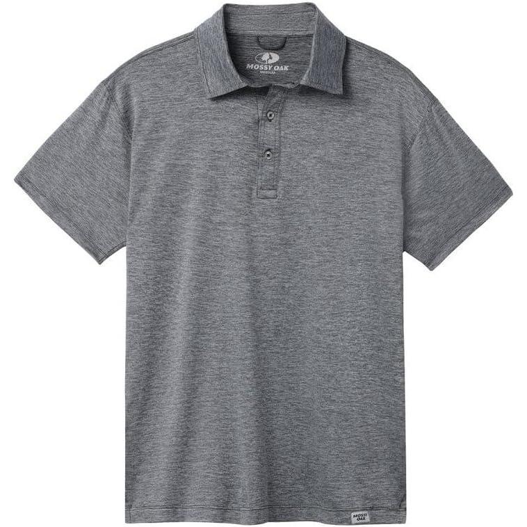 imageMossy Oak Polo Sun Shirt for Men with UV Protection for Golf Fishing Hiking or CasualBeaver Tail