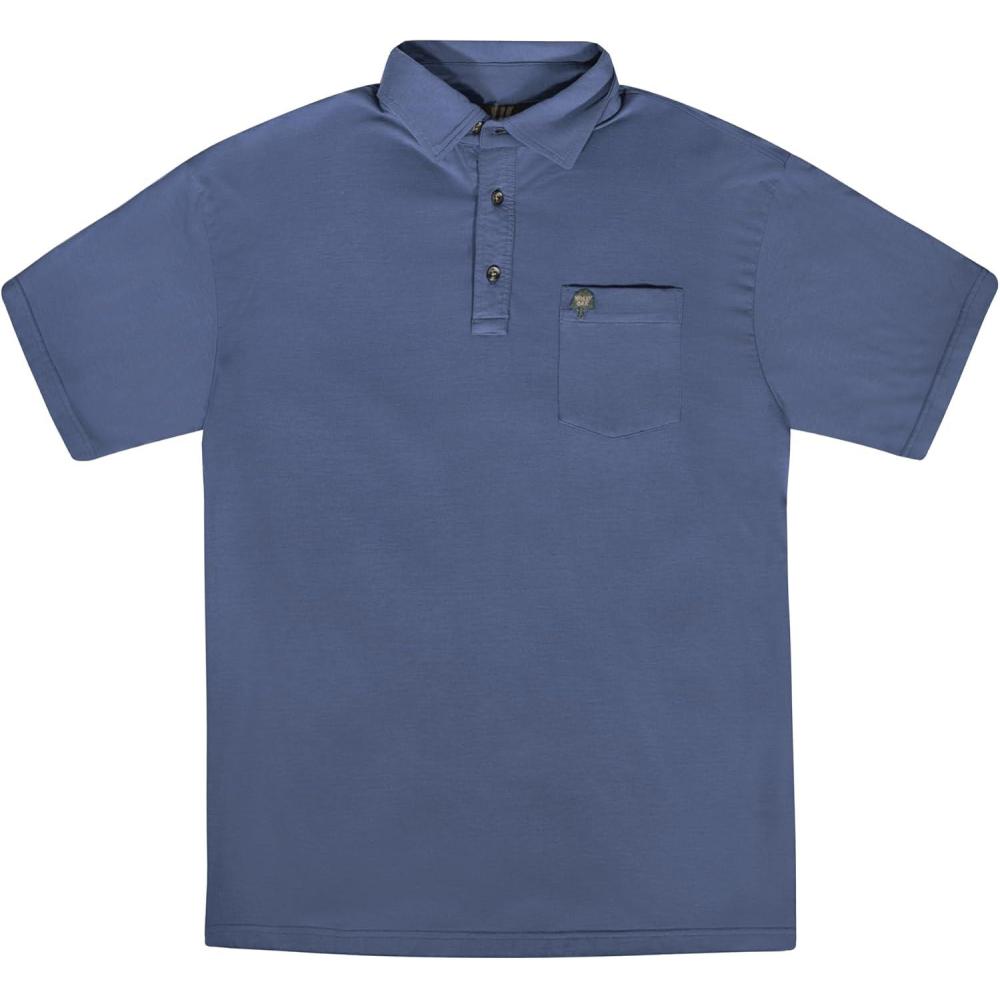 imageMossy Oak Tombigbee Lightweight Bamboo Viscose Polo Shirt for MenBluefin
