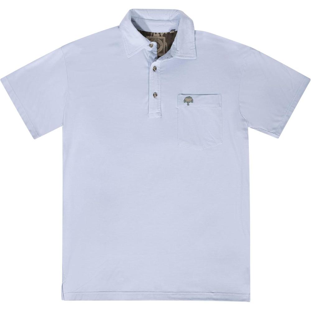 imageMossy Oak Tombigbee Lightweight Bamboo Viscose Polo Shirt for MenBluewing