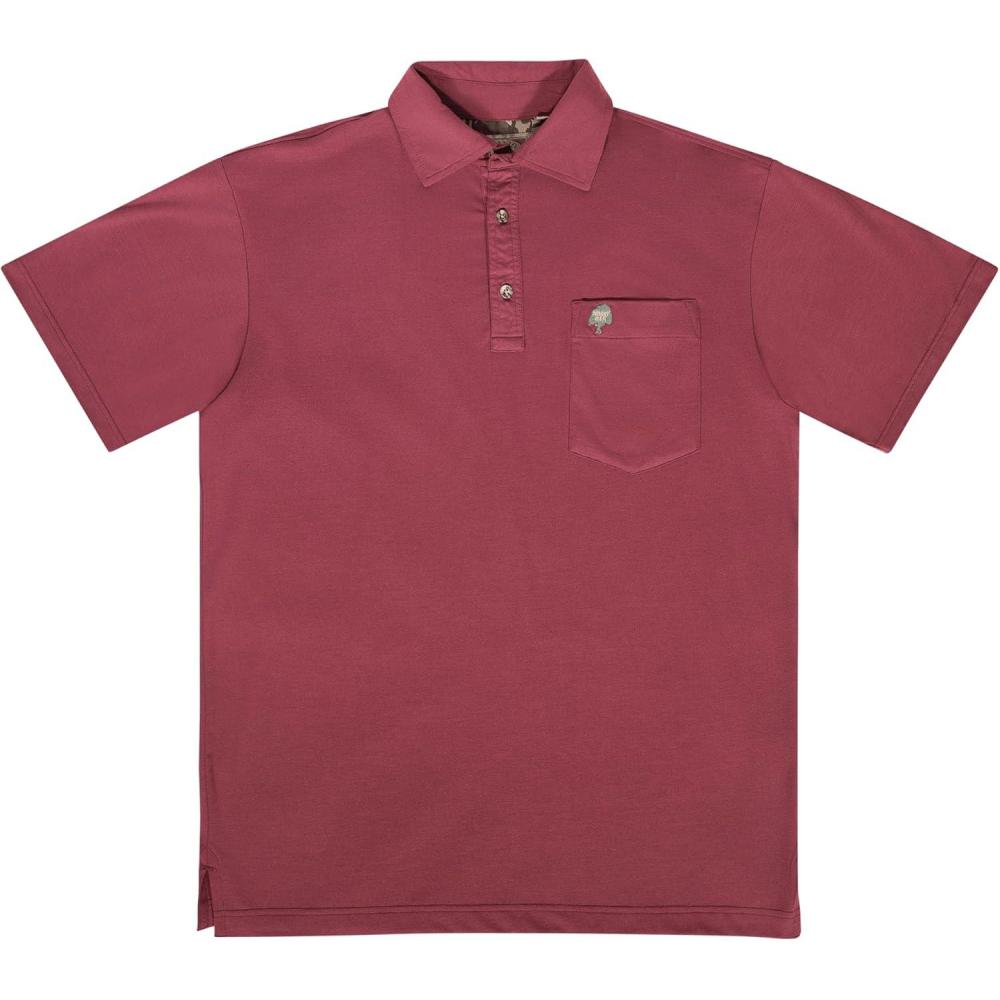 imageMossy Oak Tombigbee Lightweight Bamboo Viscose Polo Shirt for MenMuscadine