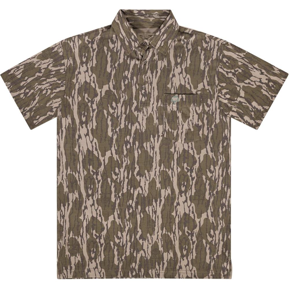 imageMossy Oak Tombigbee Lightweight Bamboo Viscose Polo Shirt for MenOriginal Bottomland
