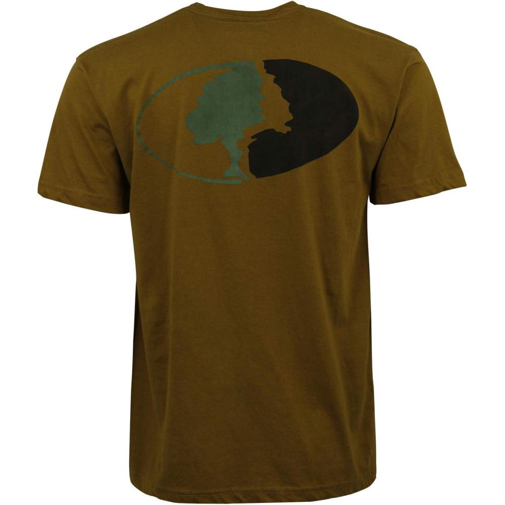 imageMossy Oak Traditional Logo Cotton Blend Unisex TShirtBark
