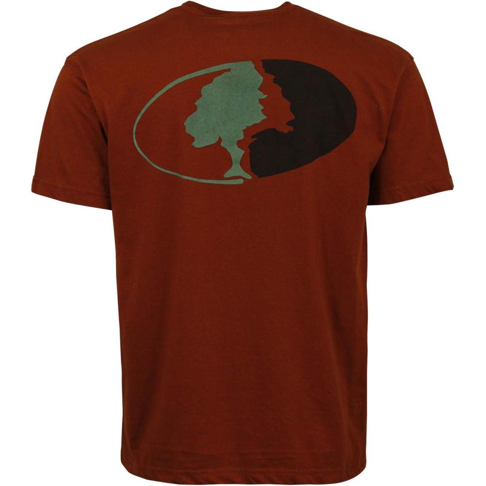 imageMossy Oak Traditional Logo Cotton Blend Unisex TShirtFired Brick