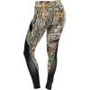 DOING SOMETHING GREAT DSG Outerwear Women’s Casual Leggings – High Waisted, 4-Way Stretch, Mesh Side Panels, 4 Pockets(Realtree Edge)