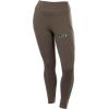 DOING SOMETHING GREAT DSG Outerwear Women’s Casual Leggings – High Waisted, 4-Way Stretch, Mesh Side Panels, 4 Pockets(Stone)