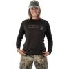 DOING SOMETHING GREAT Women’s Ultra Lightweight Hunting Shirts | Moisture Wicking, Quick Dry, UPF 50+ Protection(Charcoal)