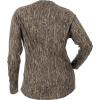 DOING SOMETHING GREAT Women’s Ultra Lightweight Hunting Shirts | Moisture Wicking, Quick Dry, UPF 50+ Protection(Mossy Oak Bottomland New)