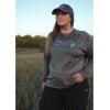 DOING SOMETHING GREAT Women’s Ultra Lightweight Hunting Shirts | Moisture Wicking, Quick Dry, UPF 50+ Protection(Stone)