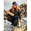 DSG Outerwear Women’s Breanna 2.0 Hunting Bib – Sherpa-Lined, DWR Treated, Drop Seat, Adjustable Inseam(Black)