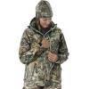 DSG Outerwear Women’s Ella 3.0 Hunting Jacket | Mild Climate, Windproof Sherpa-Lined Coat with Removable Hood & DWR Finish(Realtree Edge 3.0)