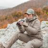 DSG Outerwear Women’s Ella 3.0 Hunting Jacket | Mild Climate, Windproof Sherpa-Lined Coat with Removable Hood & DWR Finish(Stone 3.0)