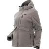 DSG Outerwear Women’s Ella 3.0 Hunting Jacket | Mild Climate, Windproof Sherpa-Lined Coat with Removable Hood & DWR Finish(Stone 3.0)