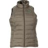 DSG Outerwear Women’s Reversible Puffer Vest – Insulated, Water Resistant, Hunting & Casual Vest(Mossy Oak Bottomland Original/Stone)