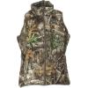 DSG Outerwear Women’s Reversible Puffer Vest – Insulated, Water Resistant, Hunting & Casual Vest(Realtree Edge/Stone)