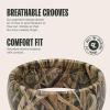 Groove Life Mossy Oak Camo Silicone Ring Breathable Rubber Wedding Rings for Men, Lifetime Coverage, Unique Design, Comfort Fit Ring(Blades)