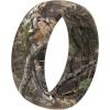Groove Life Mossy Oak Camo Silicone Ring Breathable Rubber Wedding Rings for Men, Lifetime Coverage, Unique Design, Comfort Fit Ring(Country DNA)