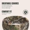 Groove Life Mossy Oak Camo Silicone Ring Breathable Rubber Wedding Rings for Men, Lifetime Coverage, Unique Design, Comfort Fit Ring(Country DNA)