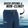 Mossy Oak Fishing Quick Dry Mens Board Shorts, No Mesh Swim Trunks Men(Olive)
