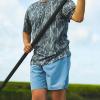 Mossy Oak Men’s Swim Trunks 8″ | UPF Resistant & Quick Dry Shorts with Mesh Pockets(Greenwing)