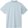 Mossy Oak Polo Sun Shirt for Men with UV Protection for Golf, Fishing, Hiking, or Casual(Blue Fog)