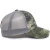 Outdoor Cap Unisex-Adult Mossy Oak Camouflage Mesh Back Cap(Mossy Oak Mountain Country Range/Grey)