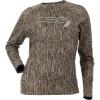DOING SOMETHING GREAT Women’s Ultra Lightweight Hunting Shirts | Moisture Wicking, Quick Dry, UPF 50+ Protection(Mossy Oak Bottomland New)