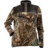 DSG Outerwear Women’s Gianna 2.0 Fleece Pullover – Warm Micro Fleece Hunting & Casual Mid-Layer(Rt Edge/Charcoal)
