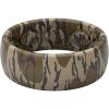 Groove Life Mossy Oak Camo Silicone Ring Breathable Rubber Wedding Rings for Men, Lifetime Coverage, Unique Design, Comfort Fit Ring(Bottomland)