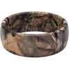 Groove Life Mossy Oak Camo Silicone Ring Breathable Rubber Wedding Rings for Men, Lifetime Coverage, Unique Design, Comfort Fit Ring(Breakup Country)