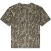 Mossy Oak Cottrell Camp Men’s T-Shirts with Pocket | 100% Cotton, Pre-Shrunk & Peached Fabric with 2-Way Stretch Casual Shirt(Original Bottomland)