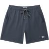 Mossy Oak Lightweight Men’s Casual Drawstring Shorts for Beach, Lounge, and Summer Wear(Storm Cloud)