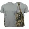 Mossy Oak Performance Moisture Wicking Outdoor Cooling Shirt for Men in Multiple Colors(Cool Grey & Break-up Country)