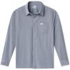 Mossy Oak Tibbee Everyday Long Sleeve Men’s Fishing Shirt with UV Protection – Lightweight & Quick-Drying(Water Spout)