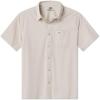 Mossy Oak Tibbee Everyday Men’s Short Sleeve Fishing Shirt with UV Protection – Lightweight & Quick-Drying(Sand Dollar)