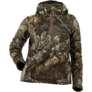 DOING SOMETHING GREAT DSG Outerwear Women’s Breanna Hunting Pullover – Sherpa-Lined, DWR Finish(Realtree Apx)