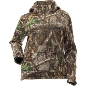 DOING SOMETHING GREAT DSG Outerwear Women’s Breanna Hunting Pullover – Sherpa-Lined, DWR Finish(Realtree Edge 2.0)