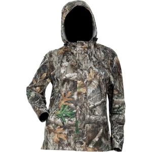 DOING SOMETHING GREAT DSG Outerwear Women’s Nova Hunting Rain Jackets(Realtree Edge)