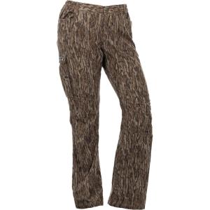 DOING SOMETHING GREAT Women’s Bexley 3.0 Ripstop Tech, Hunting Pants | Warm Climate, Ultra Light-Weight, DWR Treated(Mossy Oak Bottomland 3.0)