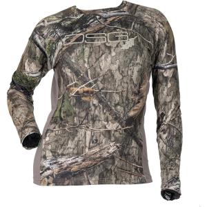 DOING SOMETHING GREAT Women’s Ultra Lightweight Hunting Shirts | Moisture Wicking, Quick Dry, UPF 50+ Protection(Mossy Oak Country Dna)