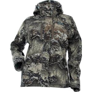 DSG Outerwear Women’s Ava 3.0 3-in-1 Camouflage Hunting Jacket with Scent Control, Waterproof – Pockets & Removable Hood(Realtree Excape 3.0)
