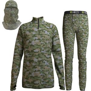 HECS Hunting-High Performance Base Layer-Underwear with Patented Technology for Deer, Big Game & Turkey Hunting(Anywhere)