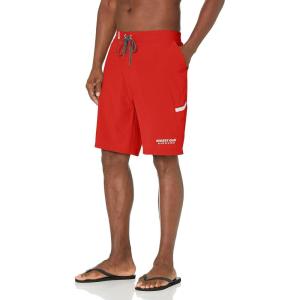 Mossy Oak Fishing Quick Dry Mens Board Shorts, No Mesh Swim Trunks Men(Winery)