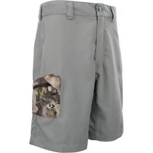 Mossy Oak Fishing & Swim Hybrid Quick Dry Shorts for Men(Charcoal)