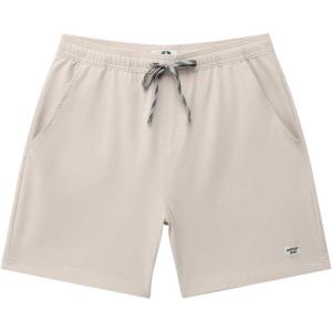 Mossy Oak Lightweight Men’s Casual Drawstring Shorts for Beach, Lounge, and Summer Wear(Sand Dollar)