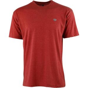 Mossy Oak Men’s Breathable Tri-Blend Short Sleeve T-Shirt(Heather Red)